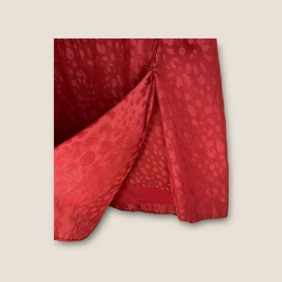 SAGE The Label Molly Ruffle Mini Skirt Leopard Print NWT Small - Picture 3 of 7